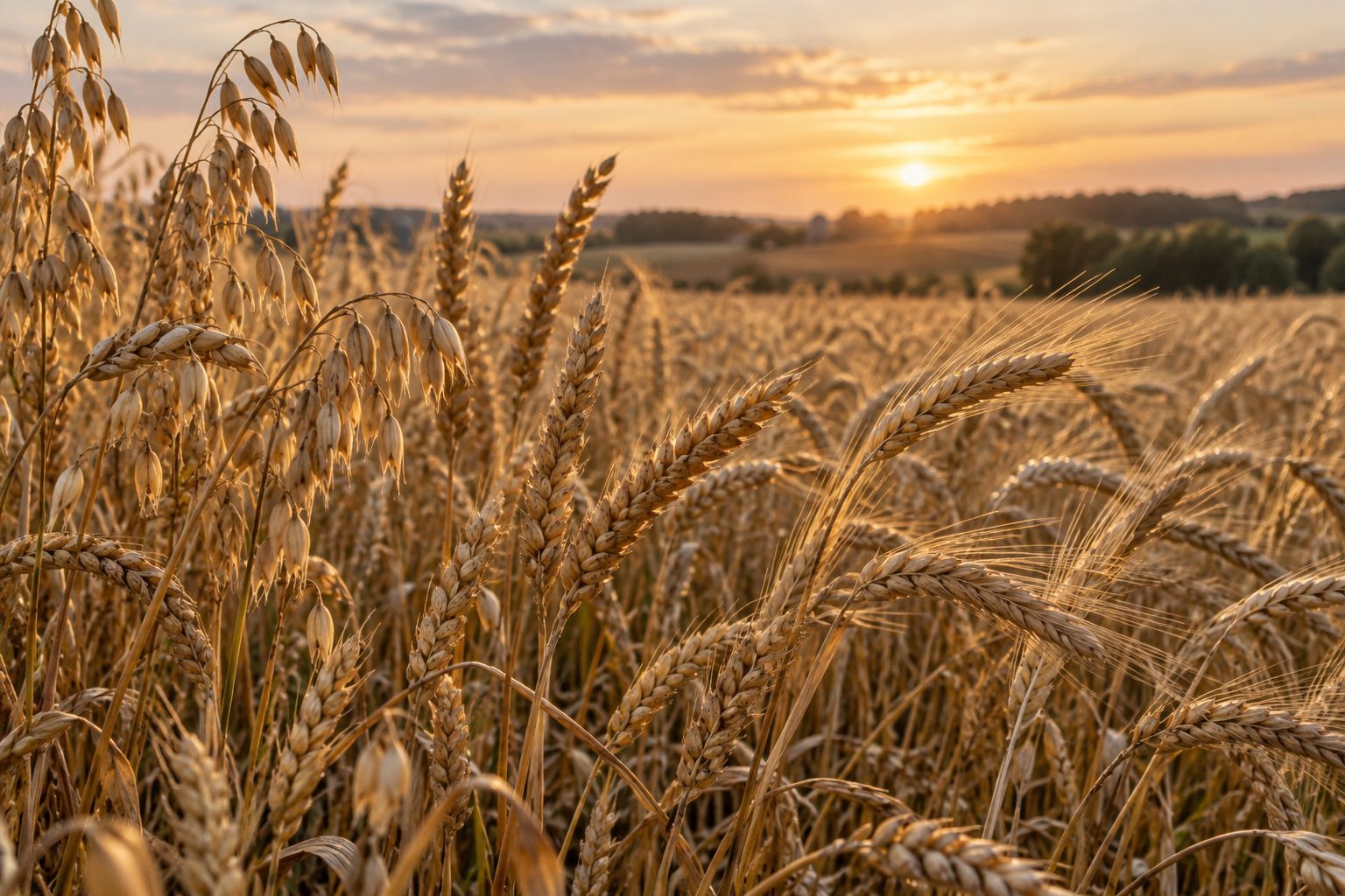 Wheat field in central Wisconsin